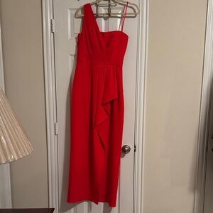 BCBGMaxAzria Scarlet One-Shoulder Dress